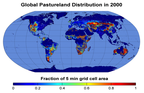 Global Pastureland Distribution